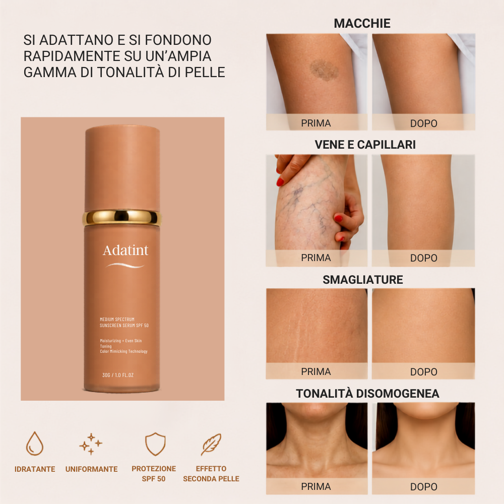 Adatint: Siero-Fondotinta Spf 50